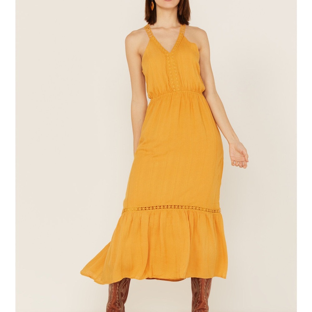 Molly Bracken Mustard Maxi Dress